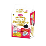  Super Cat Premium Салфетка еженедельная для кошачьего туалета Unicharm антибактериальная с древесным углем 20шт Япония, фото 1 