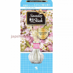  Sawaday Stick Parfum Cherry Blossom Натуральный аромадиффузор для дома, с ароматом цветущей сакуры, лимона и яблока, 8 палочек, стеклянный флакон, 70 мл, фото 1 