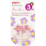  Пустышка силиконовая Цветок 3+ мес (размер М)  (Pigeon Japan), фото 1 