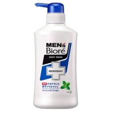  KAO Men's Biore Увлажняющее и дезодорирующее мужское жидкое мыло для тела с ароматом мяты, 440 мл, фото 1 