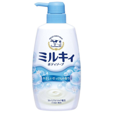  Cow Увлажняющее молочное жидкое мыло для тела (аромат цветочного мыла) "Milky Body Soap" 550мл, фото 1 