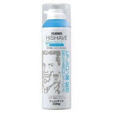  Feather пена для бритья HiShave lime с гиалуроновой кислотой, 230 г, фото 1 