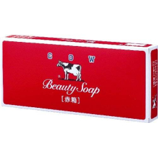  Cow Мыло молочное увлажняющее Beauty Soap с ароматом розы красная упаковка, 6шт.х 100 г, фото 1 