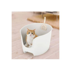  Richell Туалет для кошек с высокой стенкой 41×50×31.5H(cm) белый, фото 1 