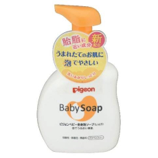  PIGEON Мыло-пенка "Baby foam Soap" с гиалуроновой кислотой и керамидами с рождения  0+    500мл, фото 1 