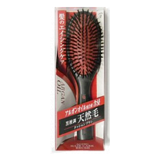 Щётка для волос с натуральной щетиной, пропитанной аргановым маслом Ikemoto Du-Boa Argan Oil Brush / 1 шт., фото 1 