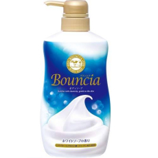  Cow Brand Сливочное жидкое мыло "Bouncia" для рук и тела с нежным свежим ароматом (дозатор) 480 мл, фото 1 