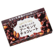  Миндаль в тёмном шоколаде со вкусом йогурта, Lotte, 95гр, фото 1 