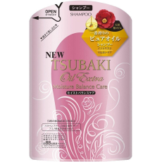  Shiseido Tsubaki Oil Extra Шампунь увлажняющий для волос, Без Силикона, насыщенный маслом камелии, мягкая упаковка, 330 мл, фото 1 