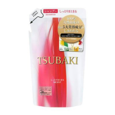  Shiseido Tsubaki Moist Увлажняющий шампунь для волос с маслом камелии, мякгкая упаковка, 330 мл., фото 1 