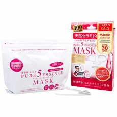  Japan Gals 5 Pure Essence Маска для лица ежедневная с Керамидами, 30 масок в упаковке., фото 1 