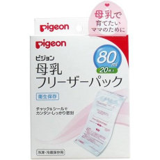  Пакеты для заморозки грудного молока, PIGEON 80 мл (20 шт.), фото 1 