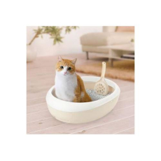  .Richell Туалет для кошек Lapre Cat S полукруглый 30 × 39,1 × 12H (см) белый, фото 2 