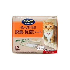  KAO Салфетка для кошачьего туалета антибактериальная 12шт, фото 1 