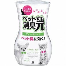  Жидкий дезодорант для устранения запаха домашних животных Kobayashi Shoshugen for Pets Tea Green с ароматом зеленого чая 400 мл, фото 1 