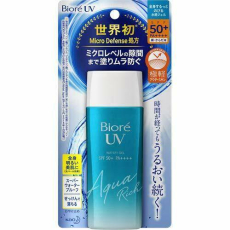  Солнцезащитный крем Japan KAO Biore UV Sunscreen Aqua Rich Watery Gel SPF50+ PA ++++ 90mL, фото 1 