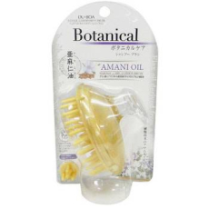  Ikemoto "Botanical Amani Oil" Массажная щётка для мытья волос, для ухода за поврежденными волосами, с маслом льна, 1 шт., фото 1 