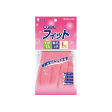  ST Резиновые перчатки Family (средней толщины, с внутренним покрытием) розовые РАЗМЕР L, 1 пара, фото 1 
