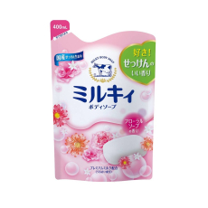  Мilky Body Soap Увлажняющее молочное жидкое мыло для тела, тонкий цветочный аромат, мягкая упаковка, 400 мл, фото 1 