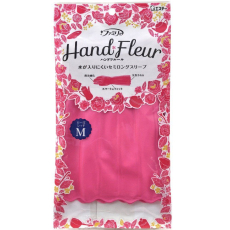  Тонкие виниловые перчатки с фиксацией на кончиках пальцев Hand Fleur  длинные 20 см, размер М, ST 1 пара, фото 1 