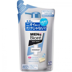  KAO Men's Biore Пенящееся мужское жидкое мыло для тела с противовоспалительным и дезодорирующим эффектом, с ароматом свежести, мягкая упаковка, 380 мл, фото 1 