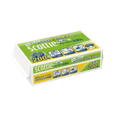  Бумажные кухонные полотенца повышенной плотности устойчивые к воде Crecia "Scottie" двухслойные 200 шт, фото 1 
