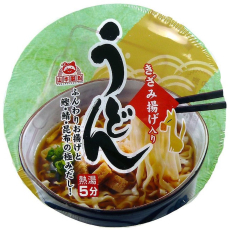  Лапша Ямамото Сейфун Удон с жареным тофу, темпура, чашка, 79 гр, фото 1 