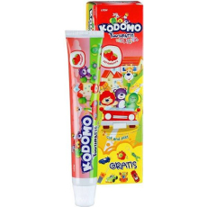  Зубная паста детская с клубничным вкусом 6+ Kodomo Lion Japan 45гр, фото 1 
