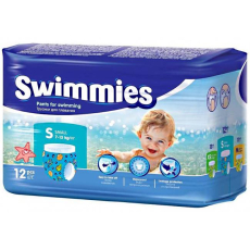  Трусики Swimmies для плавания размер Smal 7-13кг стандарт 12шт, фото 1 
