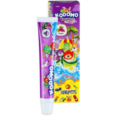  Зубная паста детская с виноградным вкусом 6+ Kodomo Lion 45гр, фото 1 