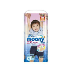  Трусики Moony (Export) размер XL 12-17кг для мальчика, 38шт, фото 1 