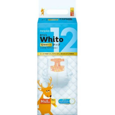  Подгузники Whito 12 Premium Japan размер M 6-11кг 48шт, фото 1 