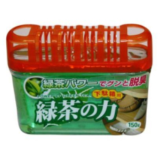  Дезодорант-поглотитель неприятных запахов для обувных шкафов с экстрактом зеленого чая  KOKUBO (Japan)  150 гр, фото 1 