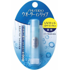  Shiseido увлажняющая гигиеническая губная помада с уф-фильтром "water in lip" без цвета, без аромата 3,5гр, фото 1 