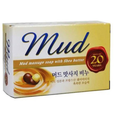  Мыло Mukunghwa Массажное с экстрактом масла Ши и целебными грязями Mud, 100гр, фото 1 