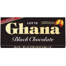  Темный шоколад Ghana black chocolate Lotte, фото 1 