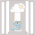  Gandilyan Детская кроватка Жаклин (Мишка на качелях), маятник универсальный, фото 4 