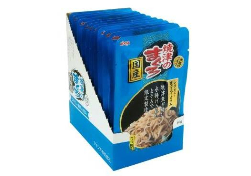  Корм для кошек AIXIA Yaizu-no-Maguro тунец,куриное филе и ширасу в желе пауч коробка 60 г*12, фото 1 