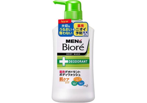  Пенящееся мыло для тела с противовоспалительным и дезодорирующим эффектом КAO Men's Biore с цветочным ароматом диспенсер 440 мл, фото 1 