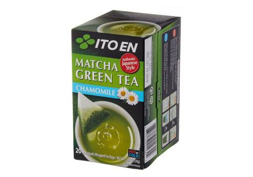  ITOEN Чай, MATCHA GREEN TEA , зеленый чай, с ромашкой 20 пакетов, фото 1 
