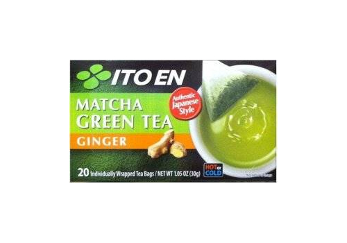  ITOEN Чай, MATCHA GREEN TEA , зеленый чай с имбирем 20 пак, 30 гр., фото 1 