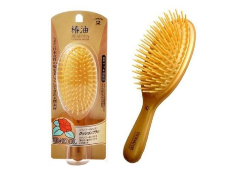  Ikemoto Tsubaki Oil Brush Щетка для волос с маслом камелии, фото 2 