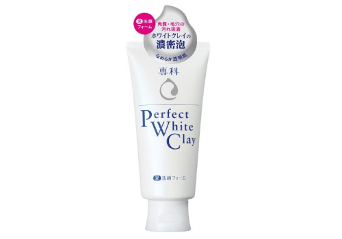  Shiseido Senka Perfect White Clay Очищающая пенка для умывания на основе белой глины, 120 гр, фото 1 