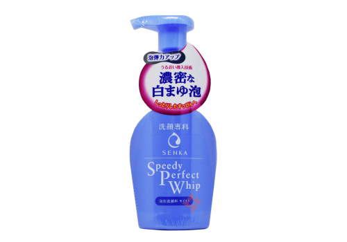  Shiseido SENKA Speedy Perfect Whip Увлажняющая пенка для умывания с гиалуроновой кислотой и протеинами шелка (для сухой и нормальной кожи), 150 мл., фото 1 