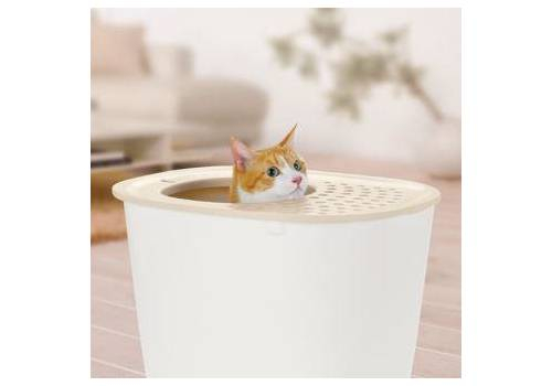  Richell Туалет для кошек с верхним входом 40×51×38H(cm) белый, фото 1 