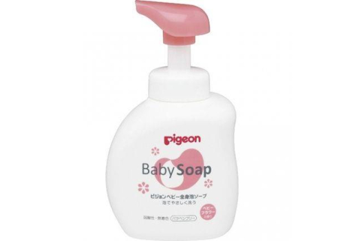  PIGEON Мыло-пенка "Baby foam Soap" с керамидами с рождения 0+     500мл, фото 1 