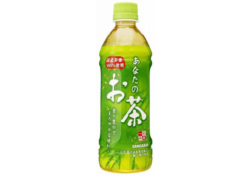  Зелёный чай Sangaria Anata No Ocha Green Tea Cans не сладкий не газированный 500 мл, фото 1 