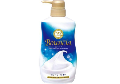  Cow Brand Сливочное жидкое мыло "Bouncia" для рук и тела с нежным свежим ароматом (дозатор) 480 мл, фото 1 