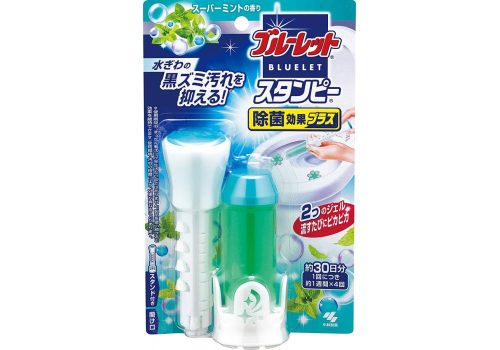 KOBAYASHI гель для унитаза очищающий и дезодорирующий Bluelet, аромат хлопок, фото 1 