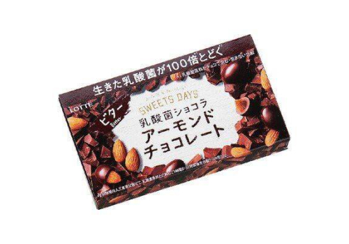  Миндаль в тёмном шоколаде со вкусом йогурта, Lotte, 95гр, фото 1 